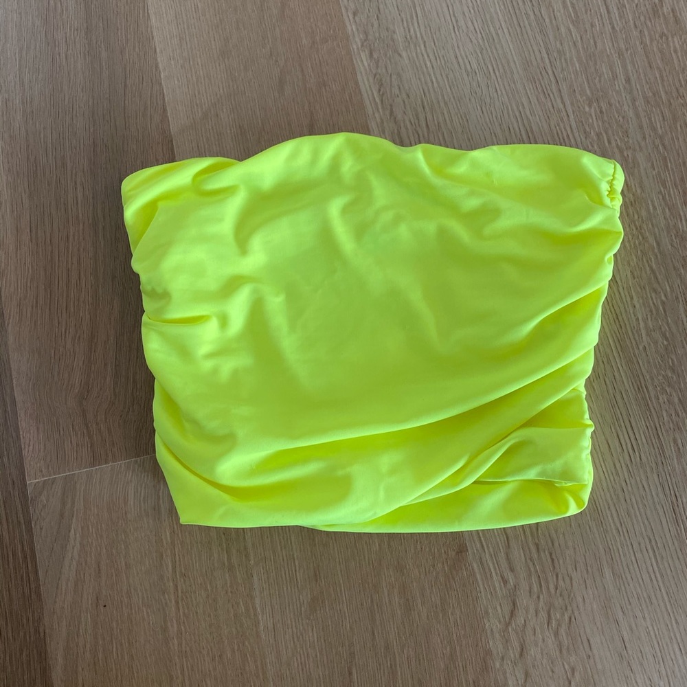 Tiger mist slinky neon tube top